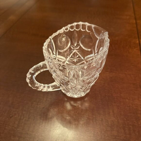 Vintage Crystal Creamer – 3.75" Elegant Glass Serving Piece - Picture 1 of 5